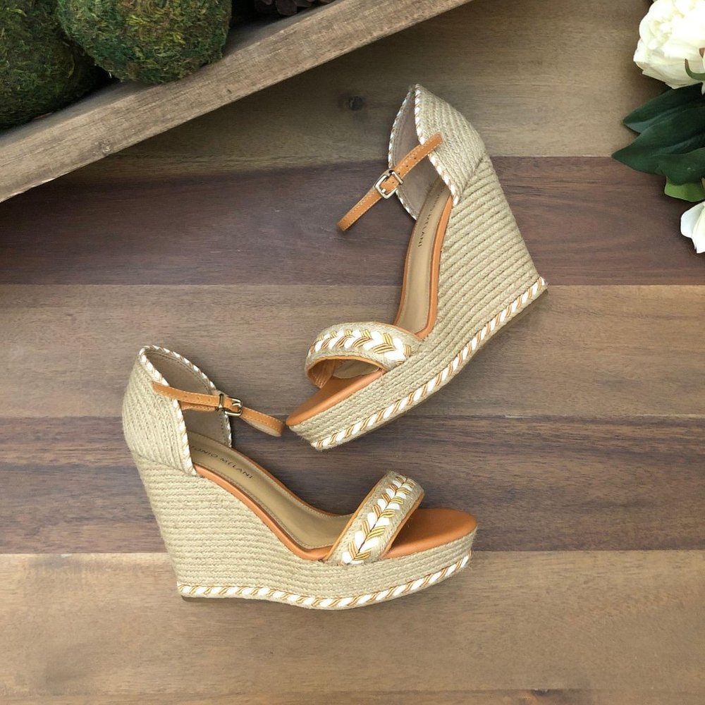 Antonio Melani Sharla Espadrille Wedges Size 8.5 M